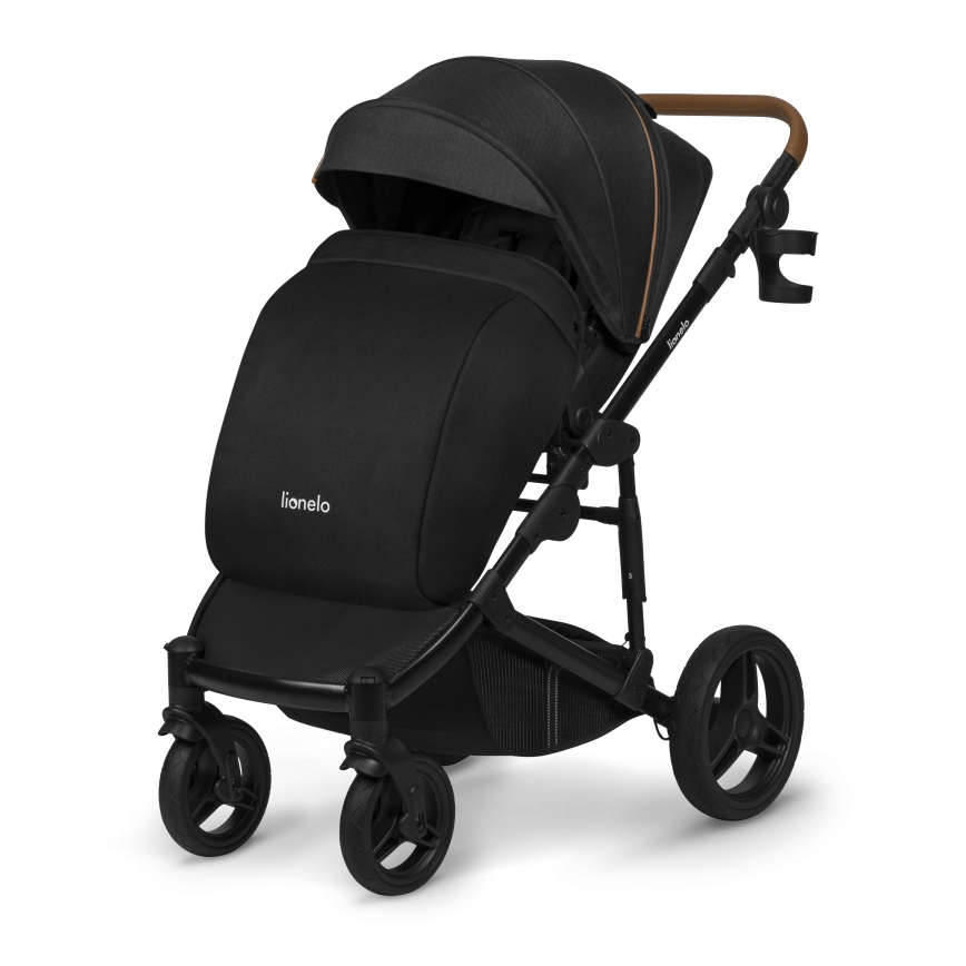 Lionelo - 3-in-1 yhdistelmävaunut MARI TOUR Black Onyx