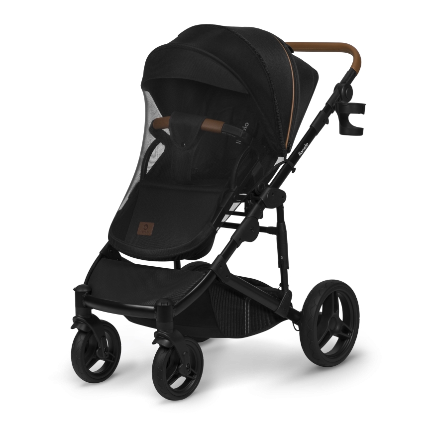 Lionelo - 3-in-1 yhdistelmävaunut MARI TOUR Black Onyx