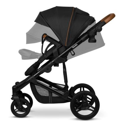 Lionelo - 3-in-1 yhdistelmävaunut MARI TOUR Black Onyx