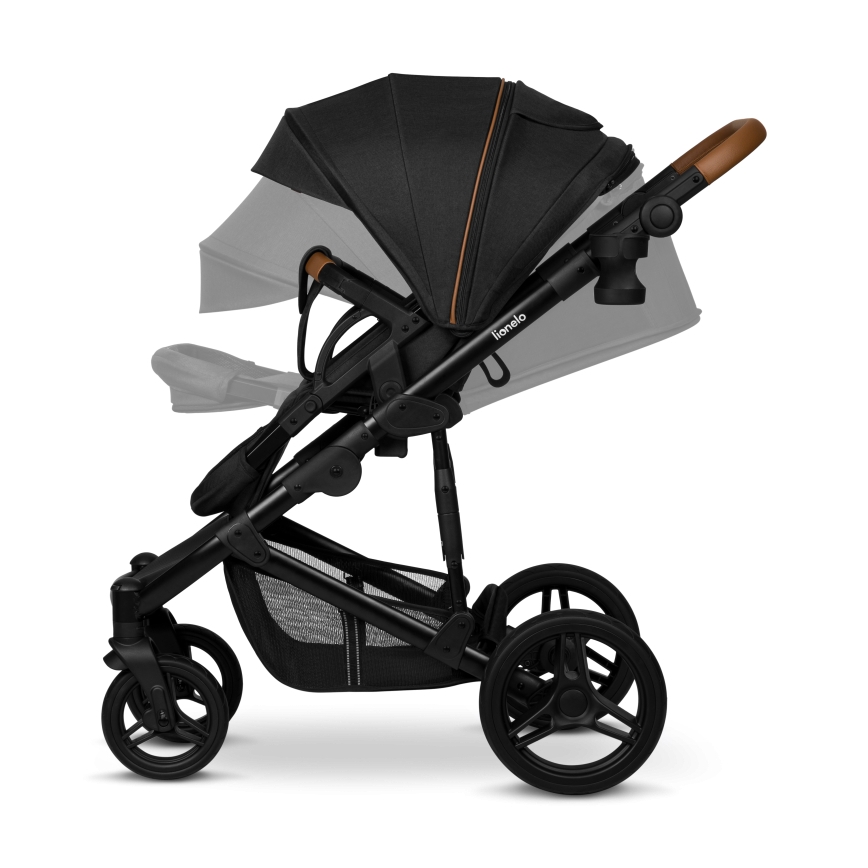 Lionelo - 3-in-1 yhdistelmävaunut MARI TOUR Black Onyx