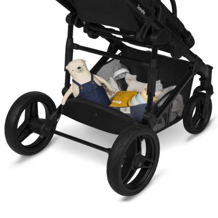 Lionelo - 3-in-1 yhdistelmävaunut MARI TOUR Black Onyx