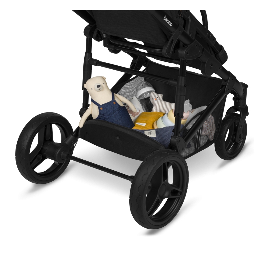 Lionelo - 3-in-1 yhdistelmävaunut MARI TOUR Black Onyx