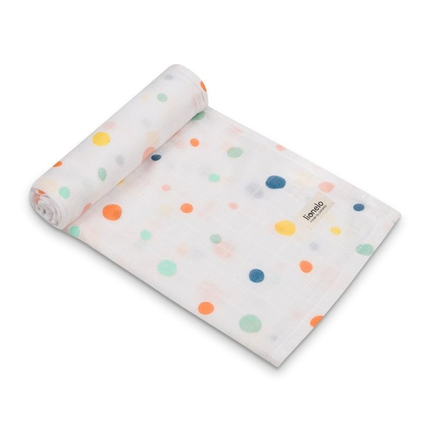 Lionelo - 3 kpl bambuharsoa BAMBOO SET 70x70 cm Dot