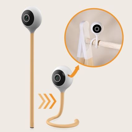 Lionelo - Älykäs vauvamonitori BABYLINE SMART Wi-Fi valkoinen