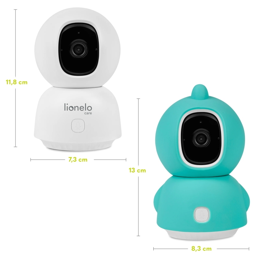 Lionelo - Älykäs vauvamonitori BABYLINE VIEW Wi-Fi 5V Valkoinen