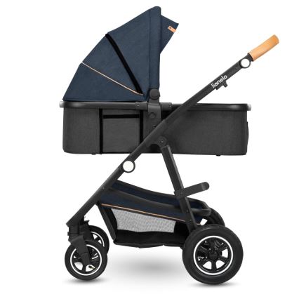 Lionelo - AMBER 2-in-1 yhdistelmävaunut, laivastonsininen