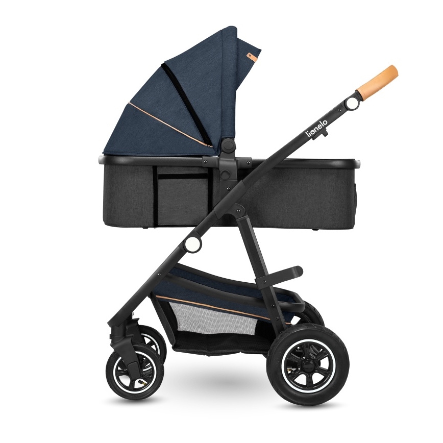 Lionelo - AMBER 2-in-1 yhdistelmävaunut, laivastonsininen