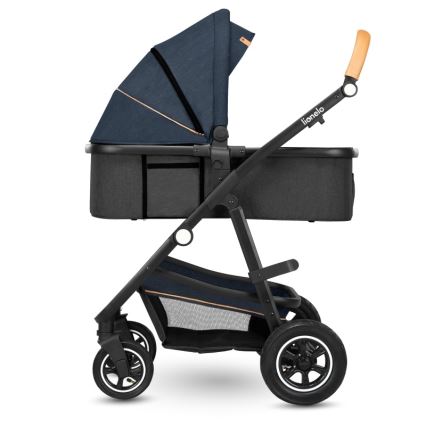 Lionelo - AMBER 2-in-1 yhdistelmävaunut, laivastonsininen