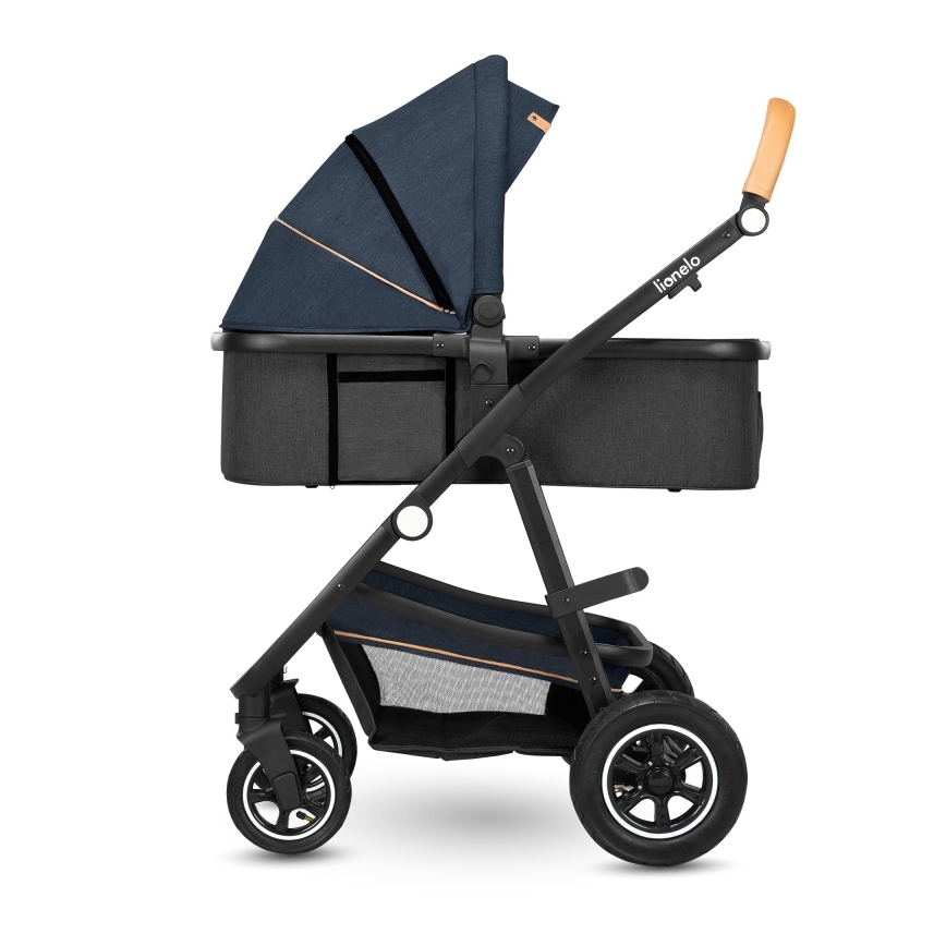 Lionelo - AMBER 2-in-1 yhdistelmävaunut, laivastonsininen