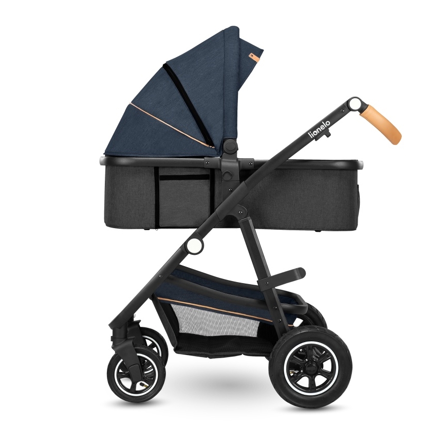 Lionelo - AMBER 2-in-1 yhdistelmävaunut, laivastonsininen