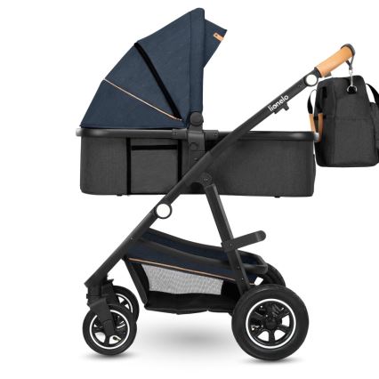 Lionelo - AMBER 2-in-1 yhdistelmävaunut, laivastonsininen