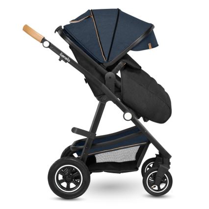 Lionelo - AMBER 2-in-1 yhdistelmävaunut, laivastonsininen