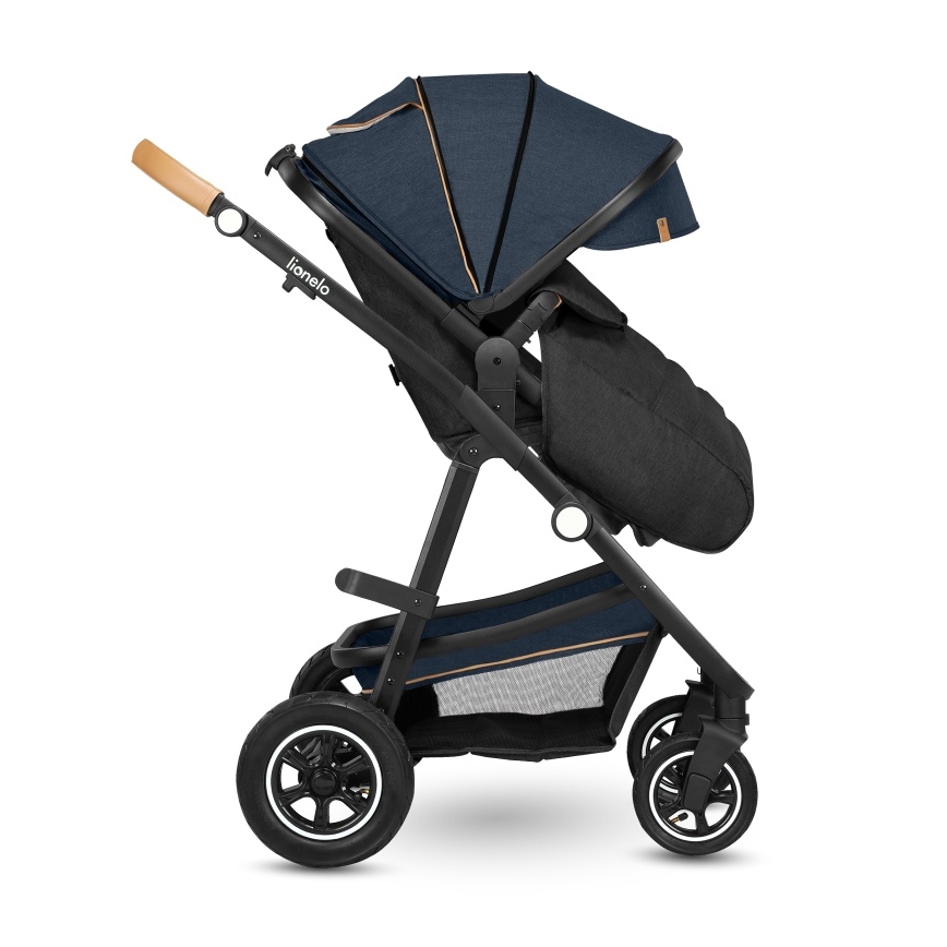 Lionelo - AMBER 2-in-1 yhdistelmävaunut, laivastonsininen