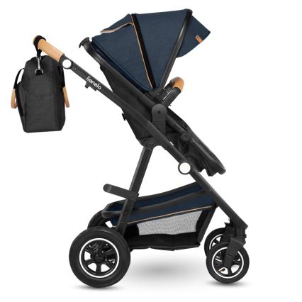 Lionelo - AMBER 2-in-1 yhdistelmävaunut, laivastonsininen