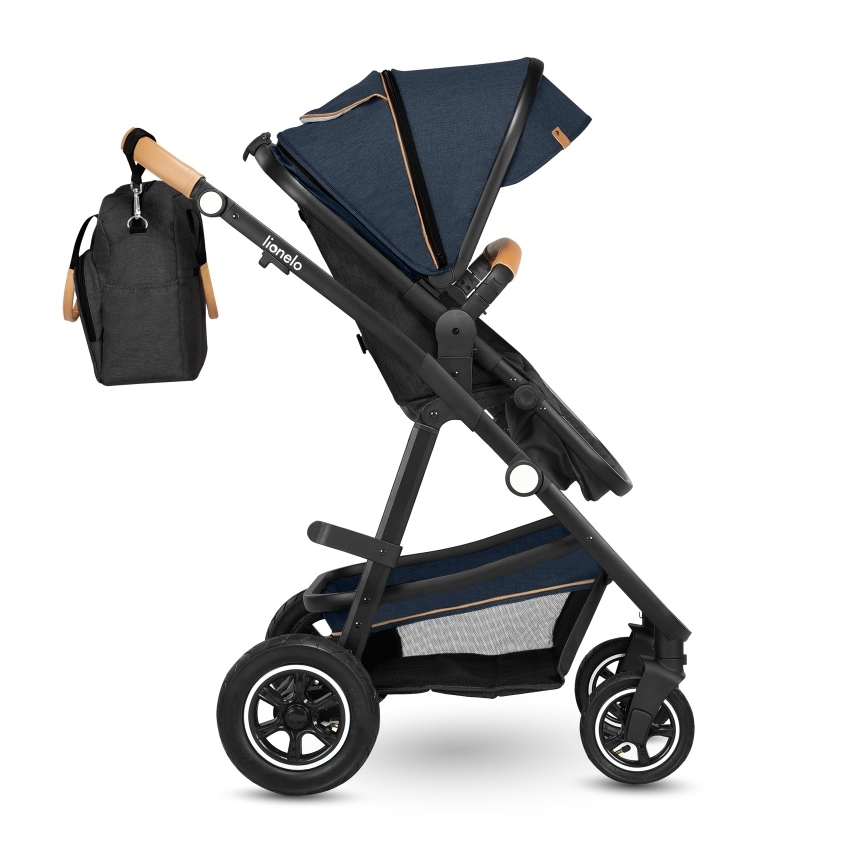 Lionelo - AMBER 2-in-1 yhdistelmävaunut, laivastonsininen