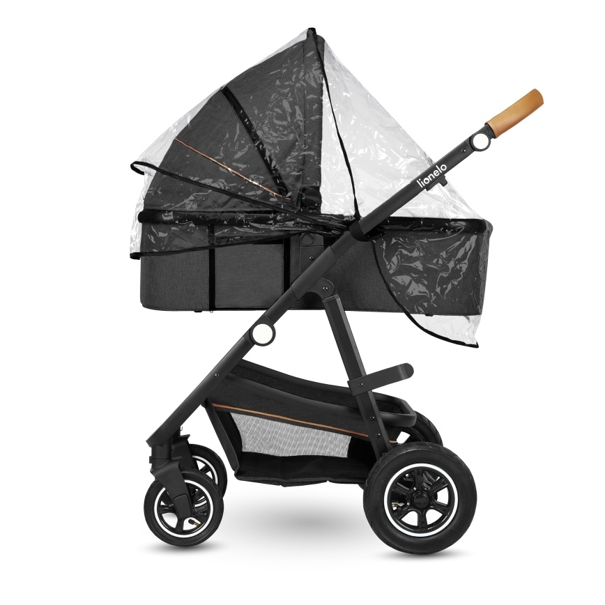 Lionelo - AMBER 3-in-1 yhdistelmävaunut, harmaa grafiitti