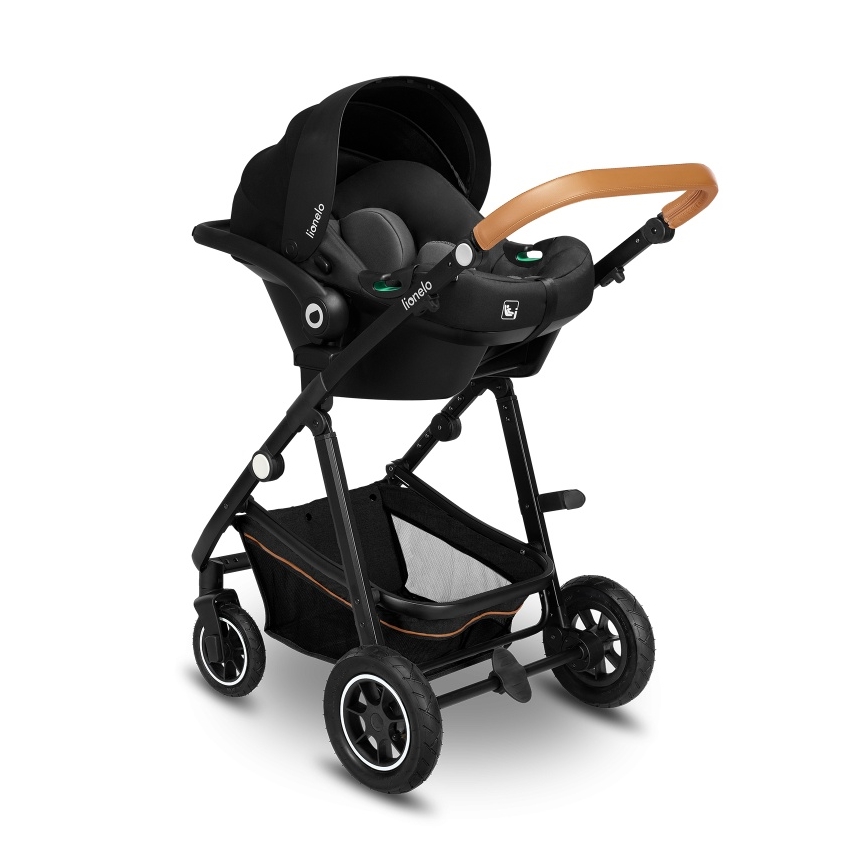 Lionelo - AMBER 3-in-1 yhdistelmävaunut, harmaa grafiitti