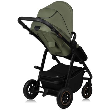 Lionelo AMBER PLUS 3-in-1 yhdistelmävaunut Green Forest
