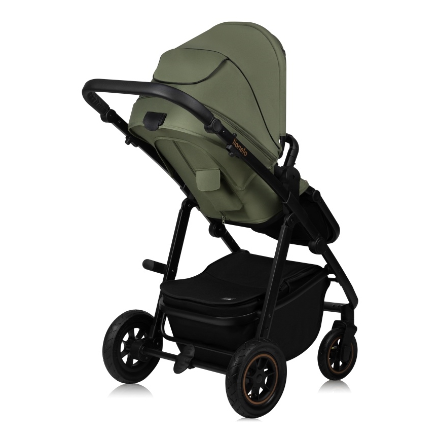 Lionelo AMBER PLUS 3-in-1 yhdistelmävaunut Green Forest