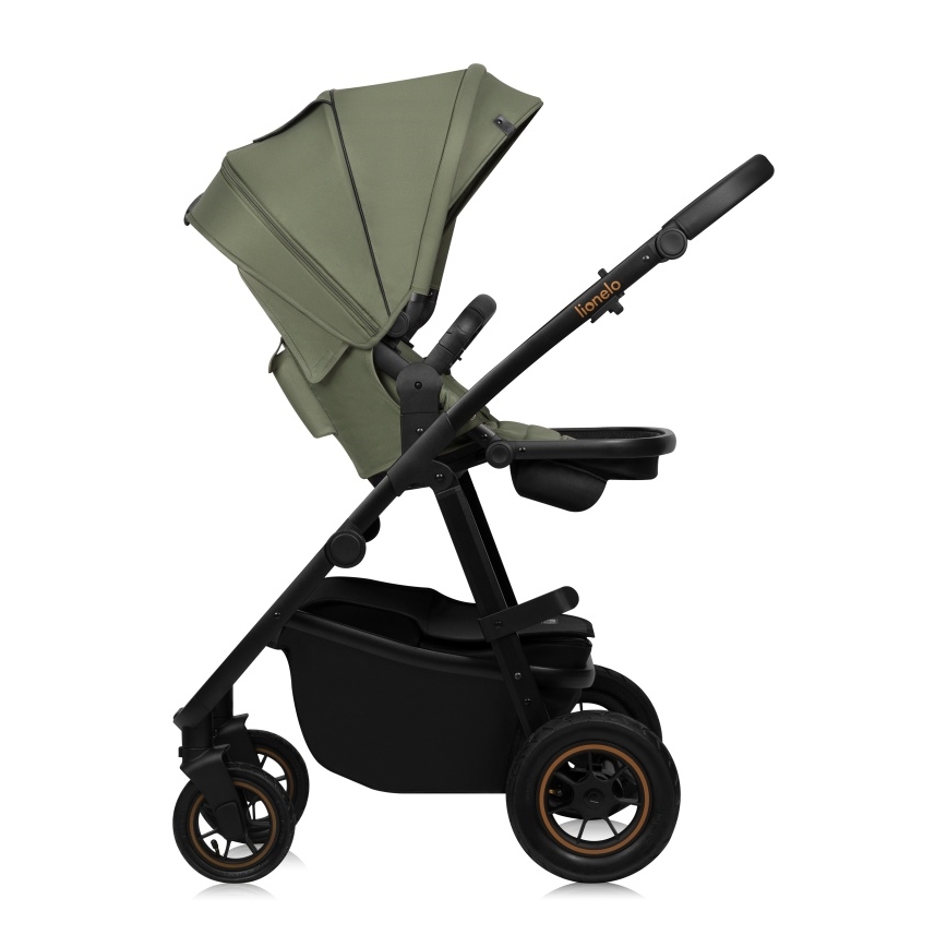 Lionelo AMBER PLUS 3-in-1 yhdistelmävaunut Green Forest