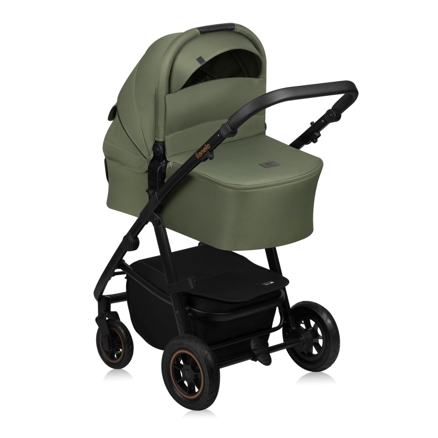 Lionelo AMBER PLUS 3-in-1 yhdistelmävaunut Green Forest