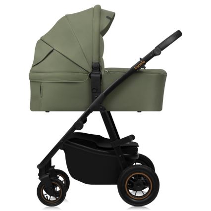 Lionelo AMBER PLUS 3-in-1 yhdistelmävaunut Green Forest