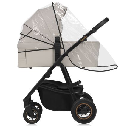 Lionelo - AMBER PLUS 3-in-1 yhdistelmävaunut, hiekanvärinen