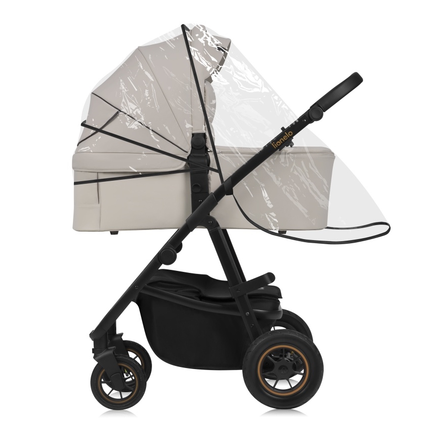 Lionelo - AMBER PLUS 3-in-1 yhdistelmävaunut, hiekanvärinen