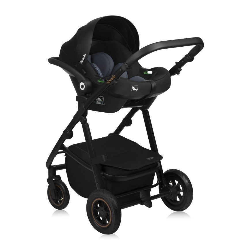 Lionelo - AMBER PLUS 3-in-1 yhdistelmävaunut, hiekanvärinen