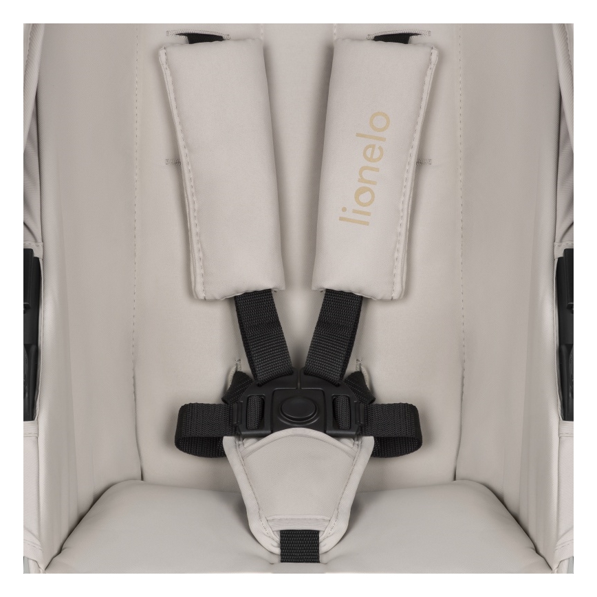 Lionelo - AMBER PLUS 3-in-1 yhdistelmävaunut, hiekanvärinen