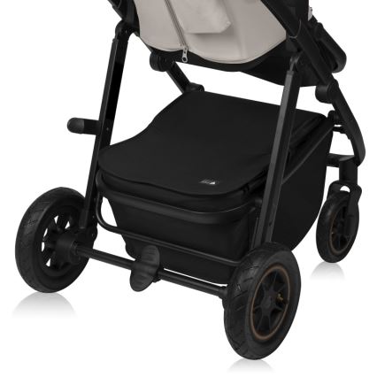 Lionelo - AMBER PLUS 3-in-1 yhdistelmävaunut, hiekanvärinen