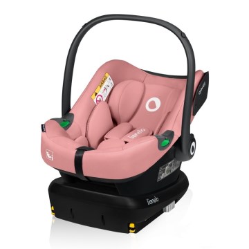 Lionelo - ASTRID i-Size turvaistuin 40-87 cm, vaaleanpunainen koralli