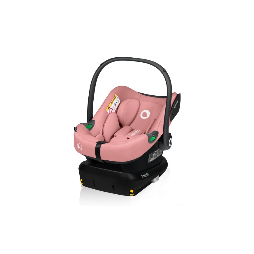 Lionelo - ASTRID i-Size turvaistuin 40-87 cm, vaaleanpunainen koralli