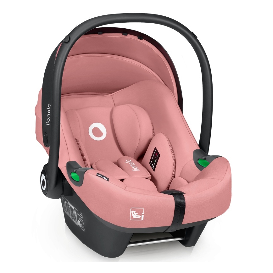Lionelo - ASTRID i-Size turvaistuin 40-87 cm, vaaleanpunainen koralli