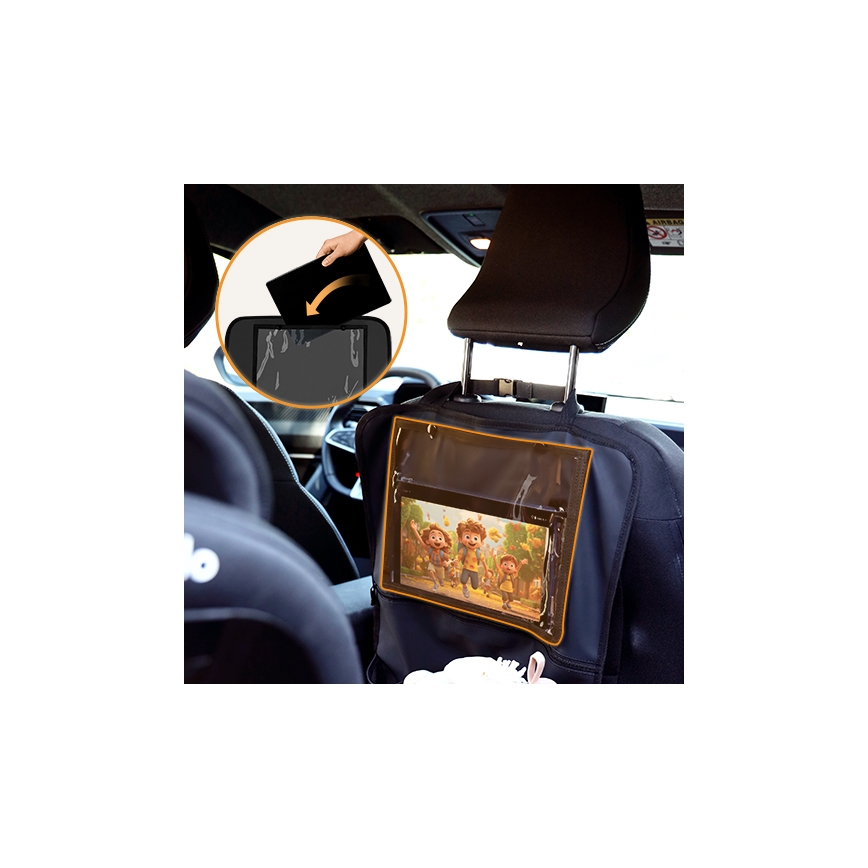 Lionelo - Auton järjestäjä SEAT ORGANIZER Musta
