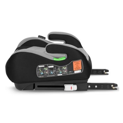 Lionelo - Auton korokeistuin LUUK FIX i-Koko 125-150 cm musta/harmaa