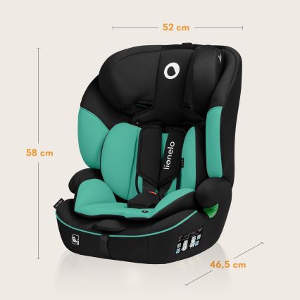Lionelo - Auton turvaistuin LEVI i-Size 76-150 cm smaragdinvihreä