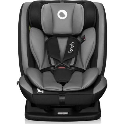 Lionelo - Autonistuin AART i-Koko 40-150 cm musta/harmaa