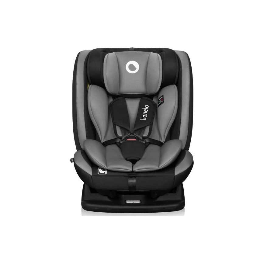 Lionelo - Autonistuin AART i-Koko 40-150 cm musta/harmaa