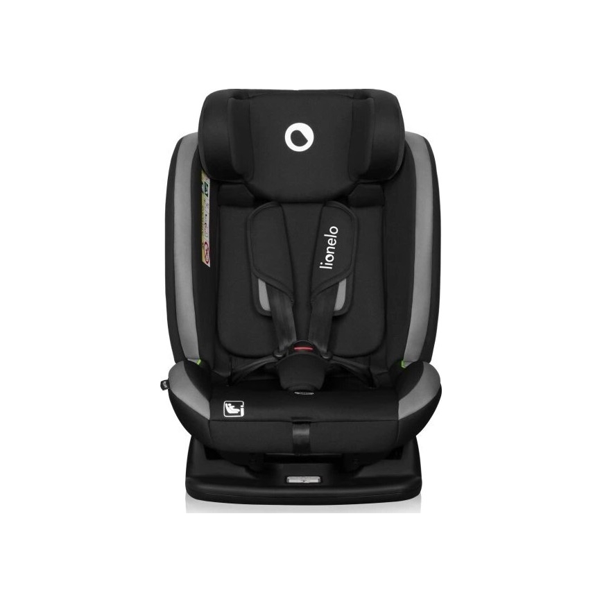 Lionelo - Autonistuin AART i-Koko 40-150 cm musta/harmaa