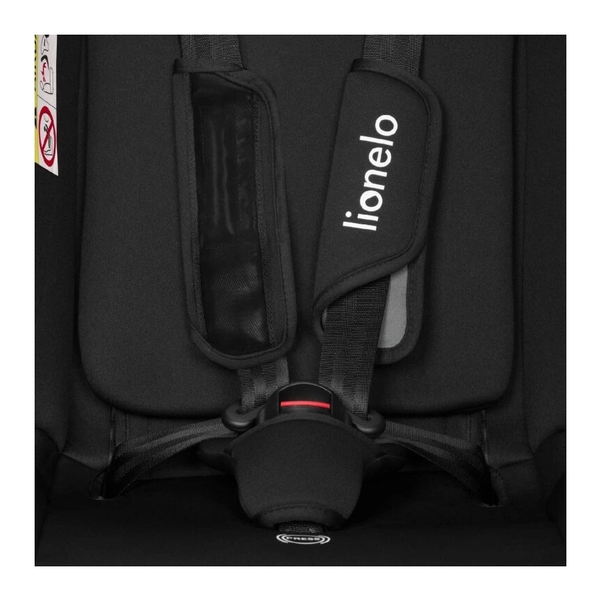Lionelo - Autonistuin AART i-Koko 40-150 cm musta/harmaa