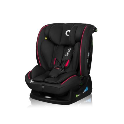 Lionelo - Autonistuin AART i-Koko 40-150 cm musta/punainen