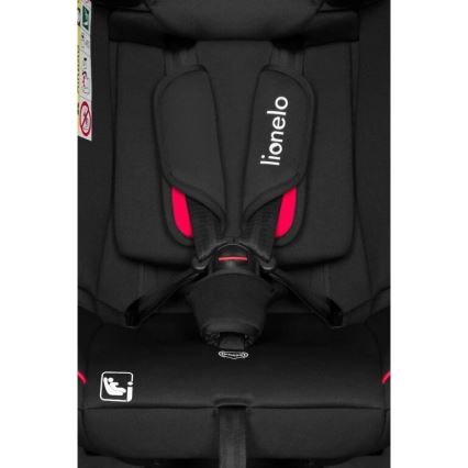 Lionelo - Autonistuin AART i-Koko 40-150 cm musta/punainen