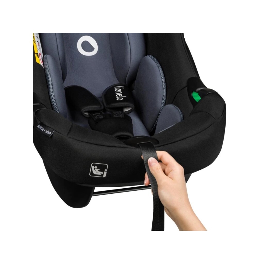 Lionelo - Autonistuin ASTRID i-Koko 40-87 cm musta
