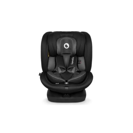 Lionelo - Autonistuin BASTIAAN i-Koko 40-150 cm musta/harmaa