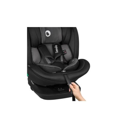 Lionelo - Autonistuin BASTIAAN i-Koko 40-150 cm musta/harmaa