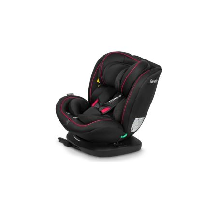 Lionelo - Autonistuin BASTIAAN i-Koko 40-150 cm musta/punainen