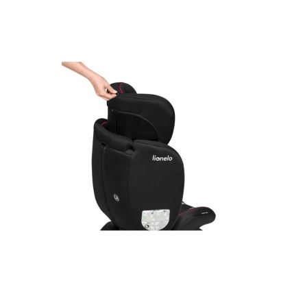 Lionelo - Autonistuin BASTIAAN i-Koko 40-150 cm musta/punainen