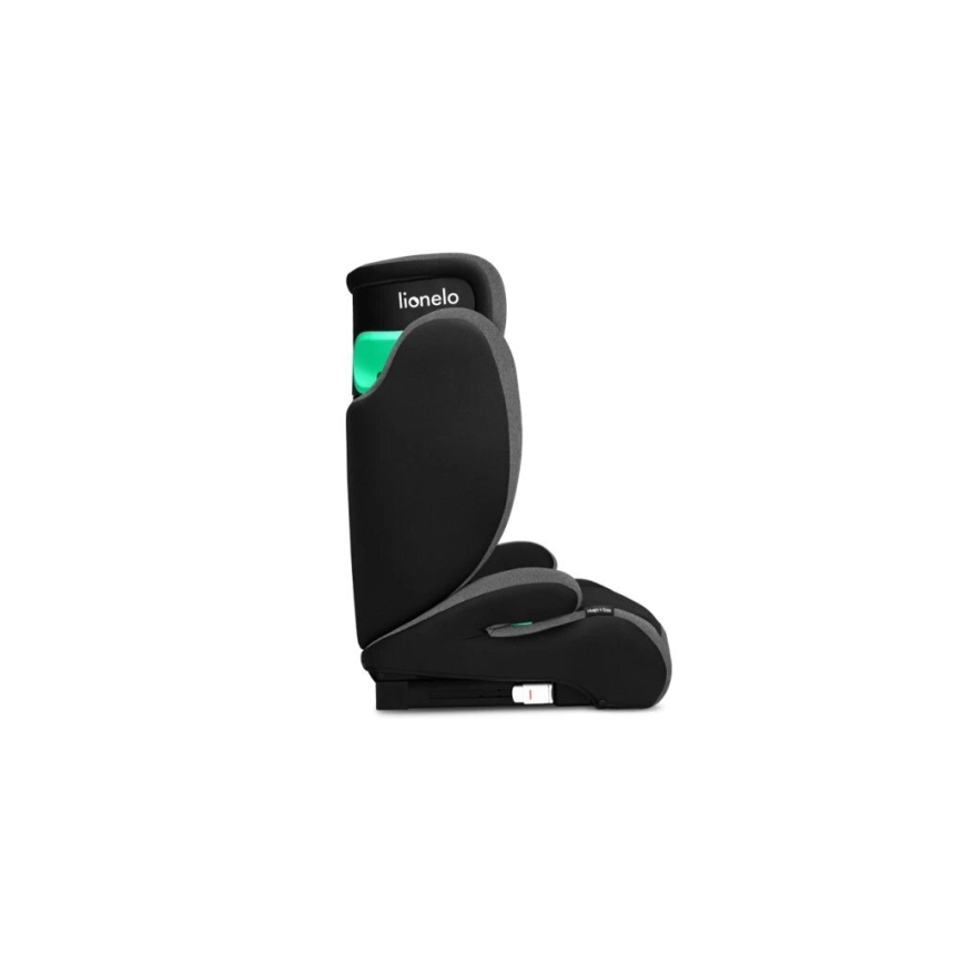 Lionelo - Autonistuin HUGO i-Koko 100-150 cm musta/harmaa