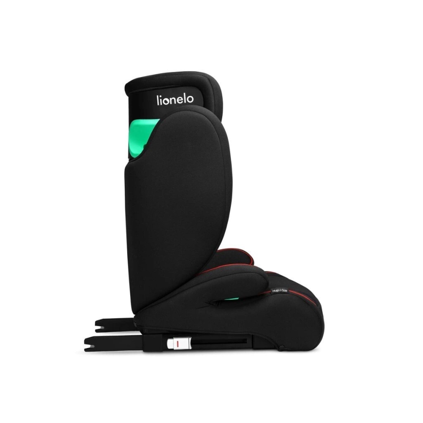 Lionelo - Autonistuin HUGO i-Koko 100-150 cm musta/punainen
